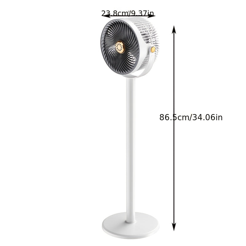 Simple Household Floor Standing Fan \u002F Circulating Fan \u002F 4 Height Adjustment Types