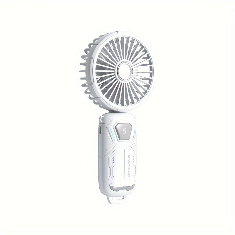Gentle High-Speed USB Rechargeable Handheld Fan with Long Battery Life