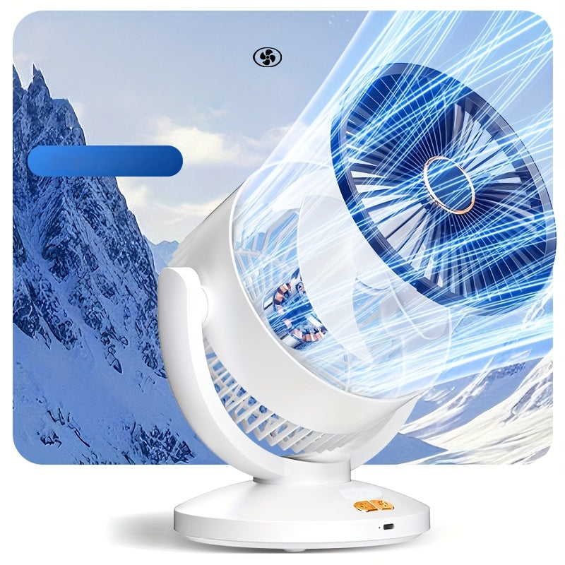 New Desktop Fan 6-Speed Multi-Function Desktop Fan | 2025 New, Up and Down Direction Adjustment