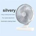 Portable Table Fan 4-Speed Portable Oscillating Table Fan | USB Powered
