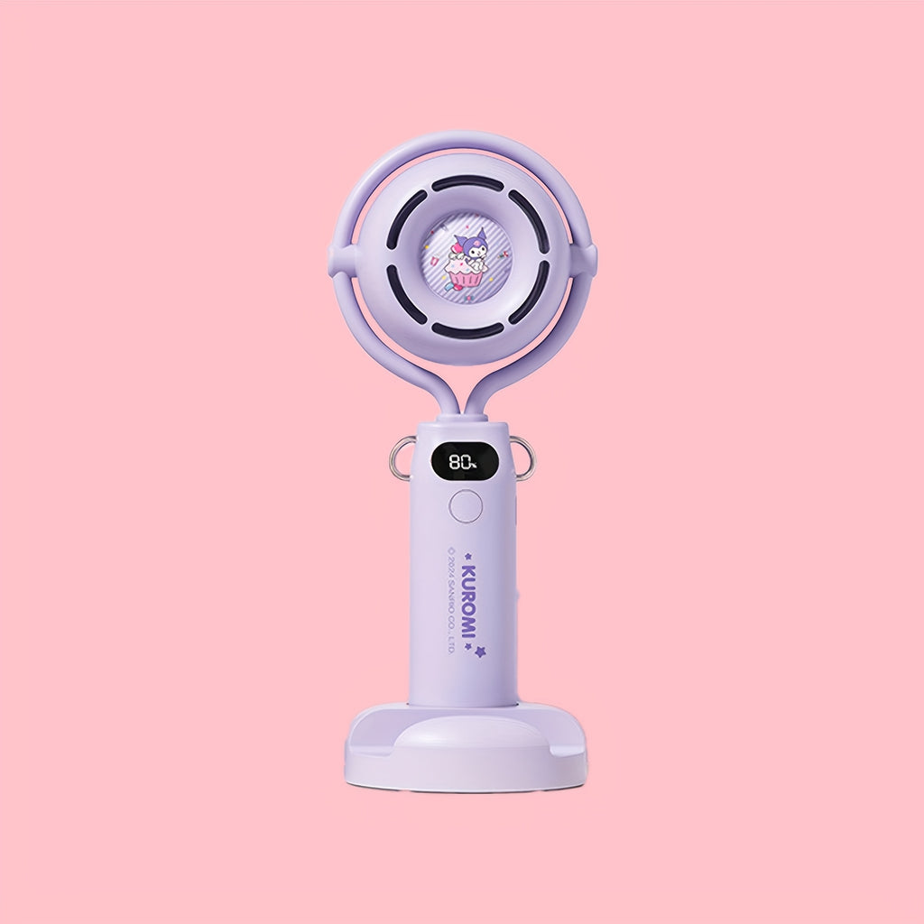 Sanrio Kuromi My Melody Pochacco Mini Handheld Fan - Cute Pink
