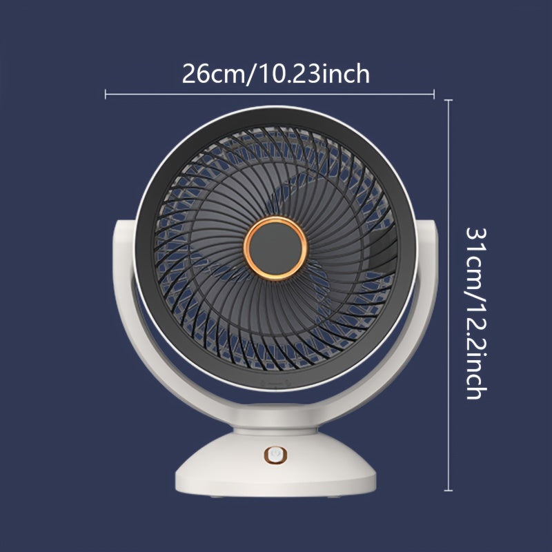 Portable, GICOOK Fan Quiet, Portable GICOOK USB Desk Fan | High-Velocity Air Circulation for Home