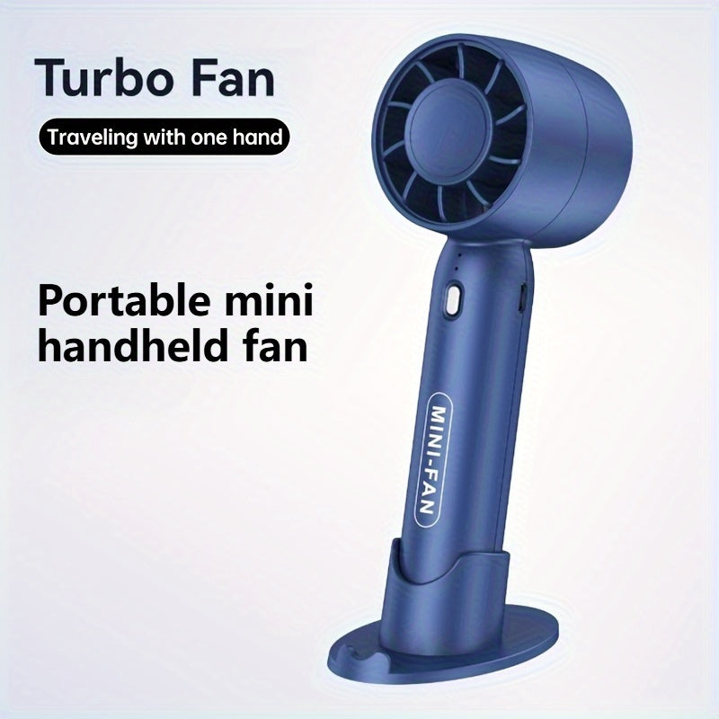 REAPP Portable Mini Handheld Fan - USB-Powered Personal Cooling Fan with Stand