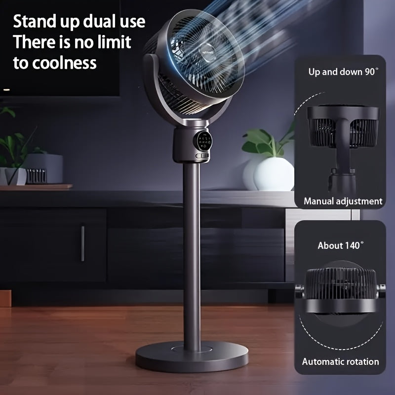 Adjustable USB Fan 5-Speed Adjustable, Extendable USB Plug-in Air Circulation Fan with Timer