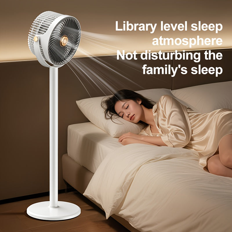 Simple Household Floor Standing Fan \u002F Circulating Fan \u002F 4 Height Adjustment Types