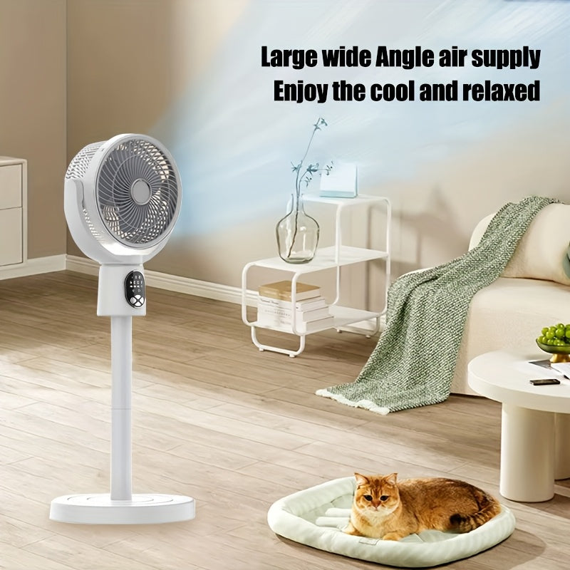 1pc USB-Powered Air Circulation Fan with 8.6 Inch Shaking Head