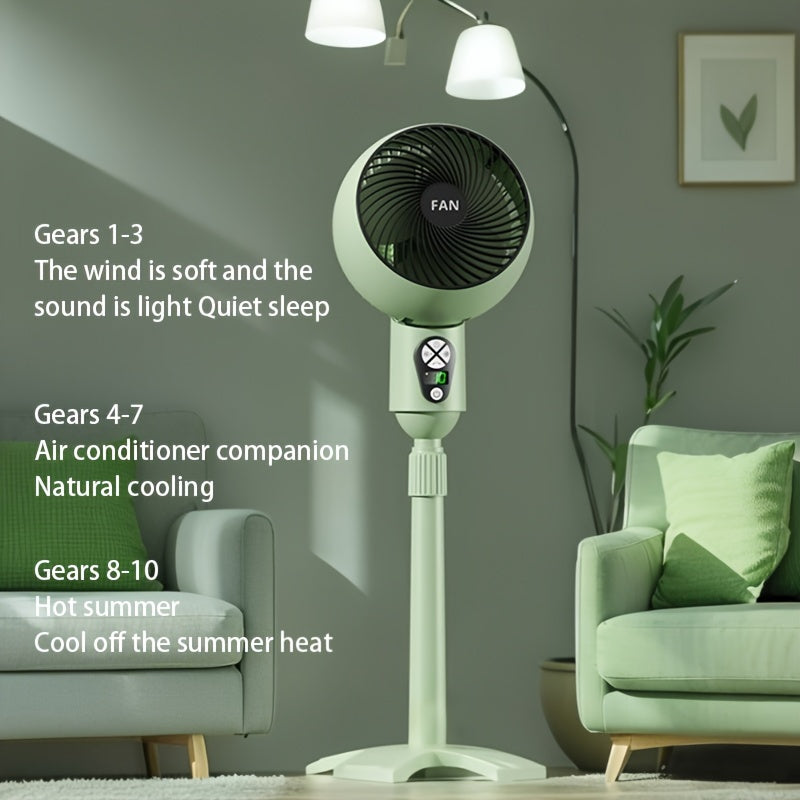 Floor fan gorgeous Household vertical floor fan silent head heater Convection large fan