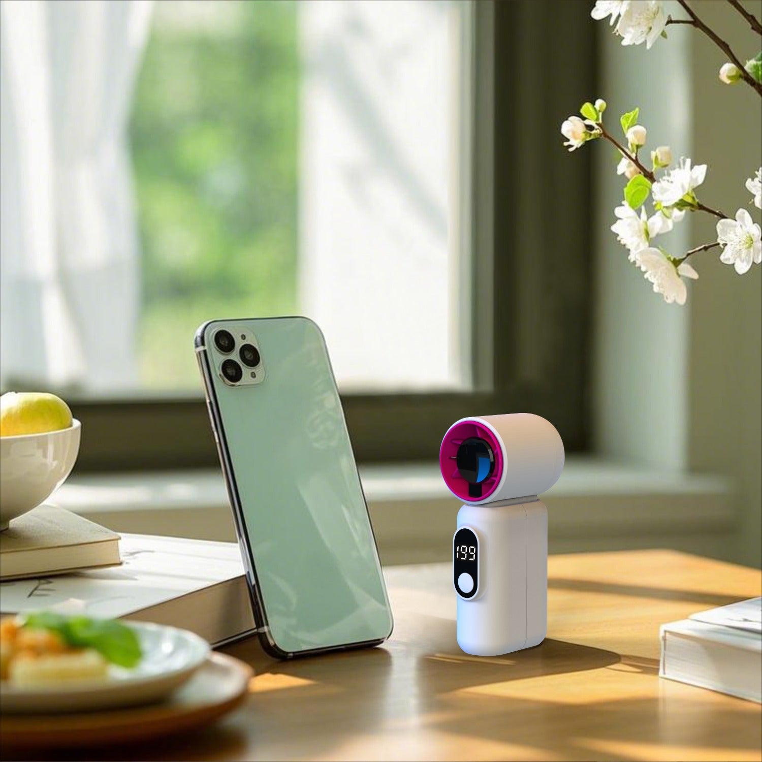 3000mAh Portable Handheld Mini Fan - 30% Longer Battery Life