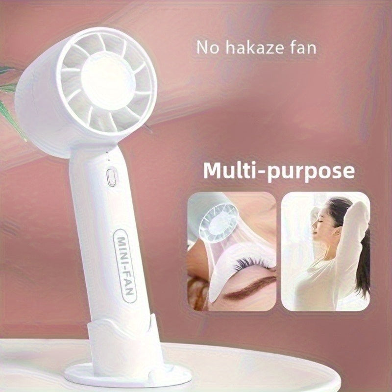 REAPP Portable Mini Handheld Fan - USB-Powered Personal Cooling Fan with Stand