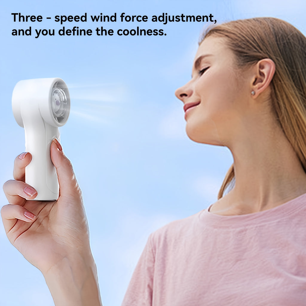 Mini Fan Battery Operated Handheld with 1200mAh Battery or USB Powered Personal Mini