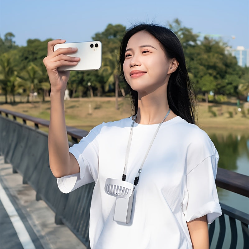 2025 new mini portable pocket fan, rechargeable handheld USB powered fan