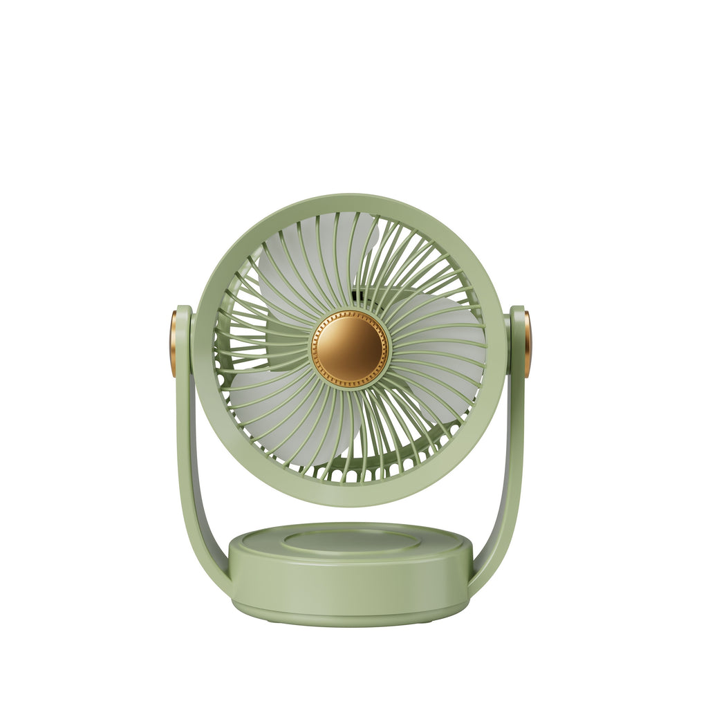Ultra-Quiet USB Desk Fan with Standing\u002FHanging Base - Compact Mini Personal Cooling Fan