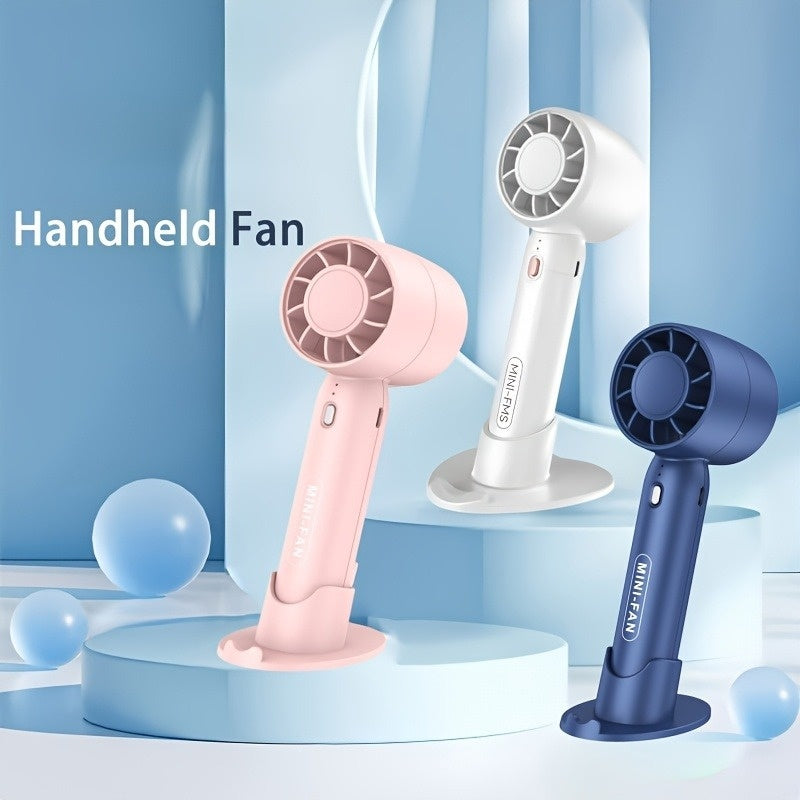 REAPP Portable Mini Handheld Fan - USB-Powered Personal Cooling Fan with Stand
