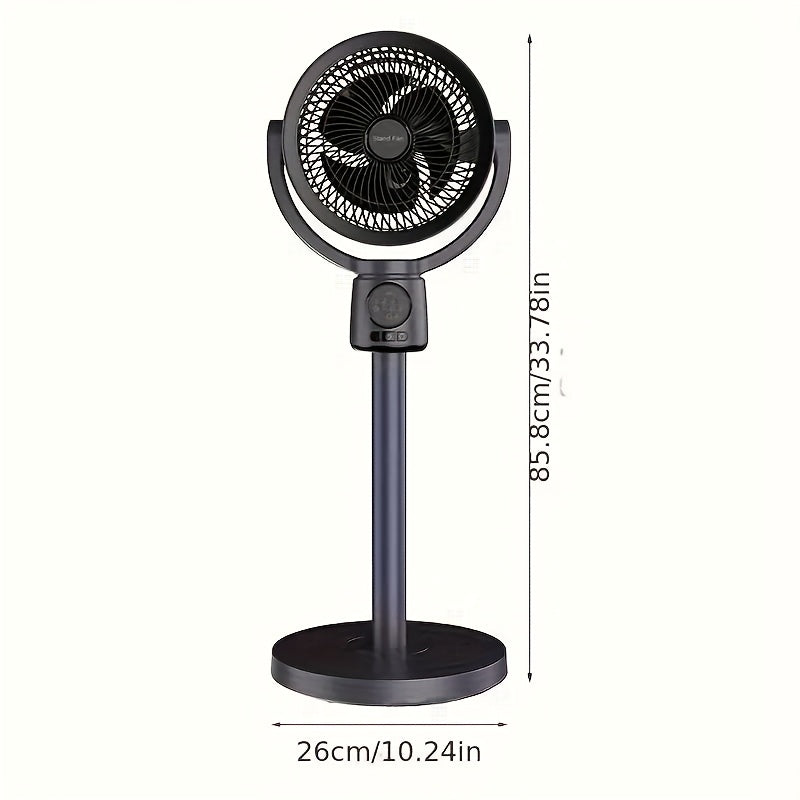 Adjustable USB Fan 5-Speed Adjustable, Extendable USB Plug-in Air Circulation Fan with Timer