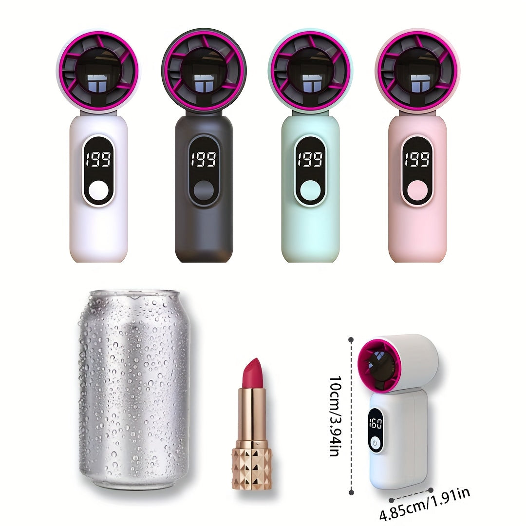 3000mAh Portable Handheld Mini Fan - 30% Longer Battery Life