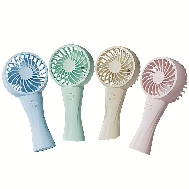 4pcs Adjustable Portable Handheld Fan, USB Rechargeable Fan with 3 Speed Adjustable Handheld Fan