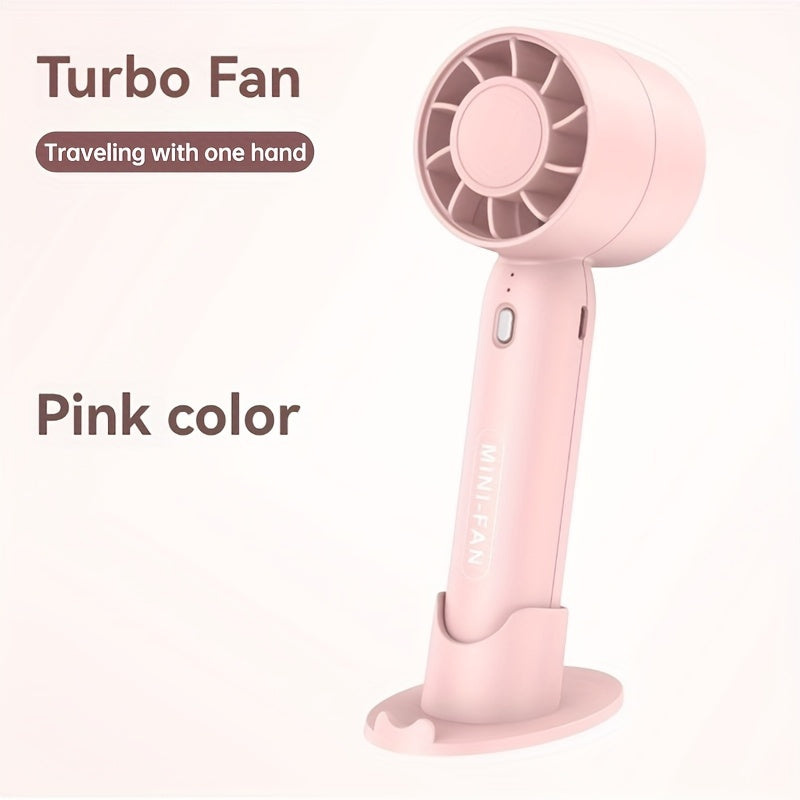REAPP Portable Mini Handheld Fan - USB-Powered Personal Cooling Fan with Stand