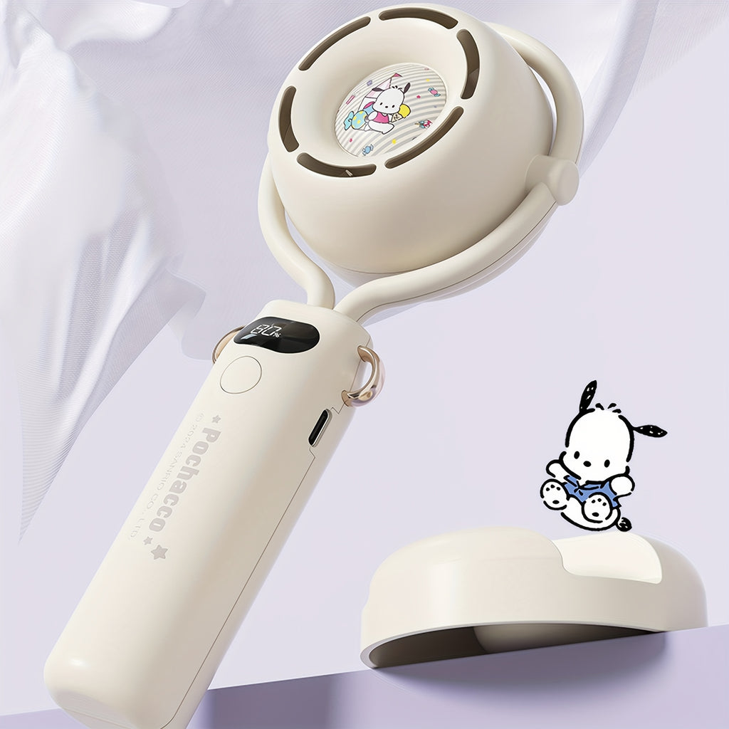 Sanrio Kuromi My Melody Pochacco Mini Handheld Fan - Cute Pink