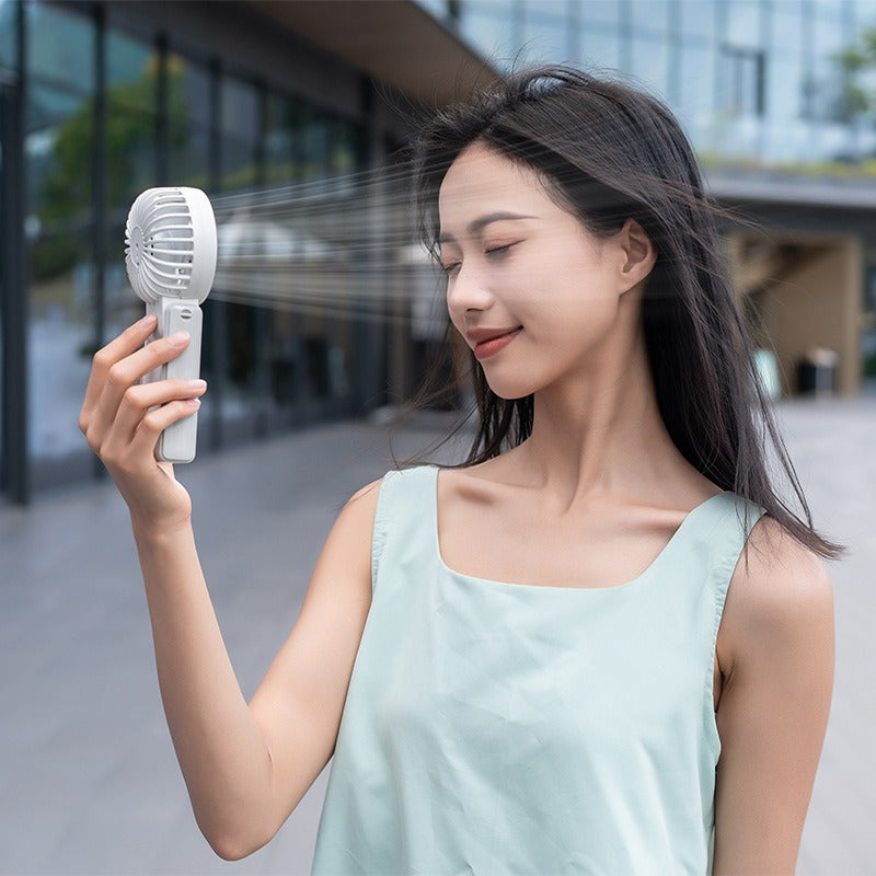 2025 new mini portable pocket fan, rechargeable handheld USB powered fan