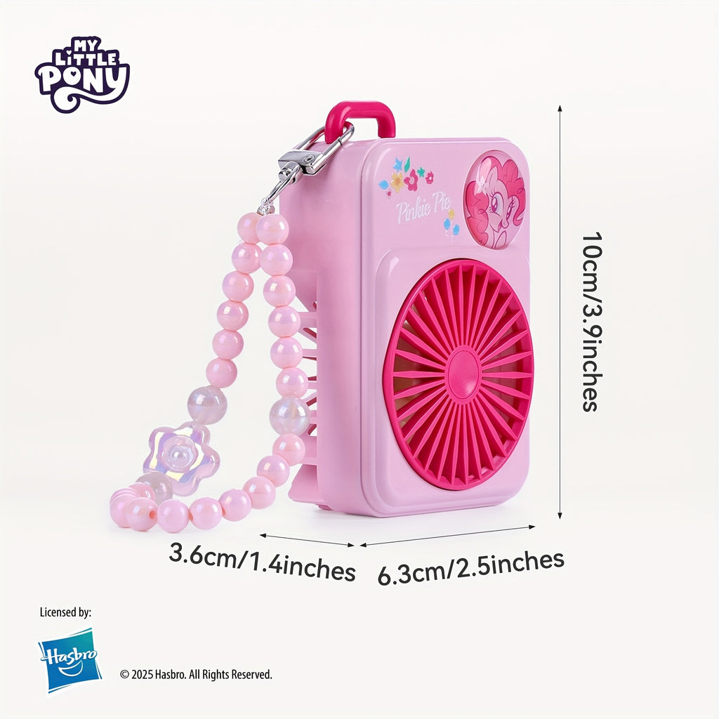My Little Pony Portable Mini Fan with USB, 3-speed Adjustable Wind Modes, Lightweight Design