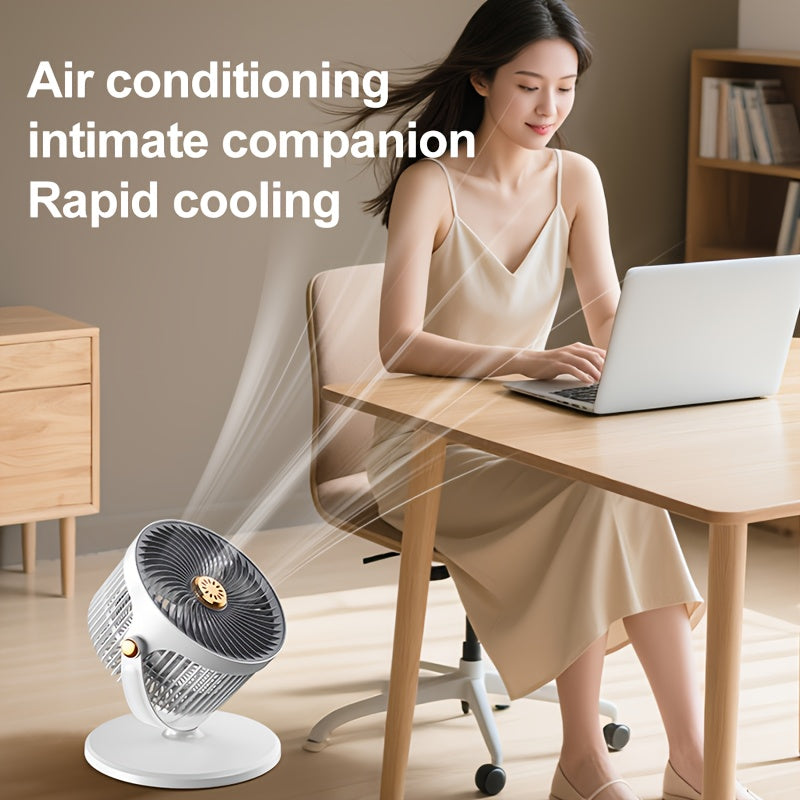 Simple Household Floor Standing Fan \u002F Circulating Fan \u002F 4 Height Adjustment Types