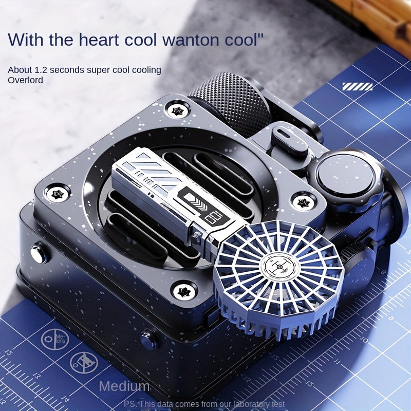 Gentle High-Speed USB Rechargeable Handheld Fan with Long Battery Life