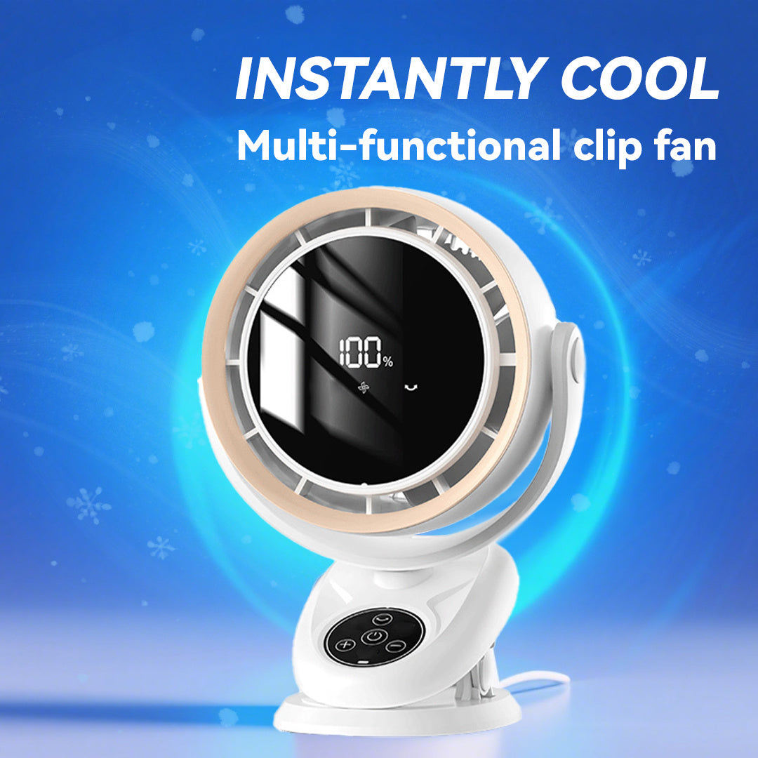 USB-Powered Desktop Fan USB-Powered Desktop Fan with 360° Air Circulation