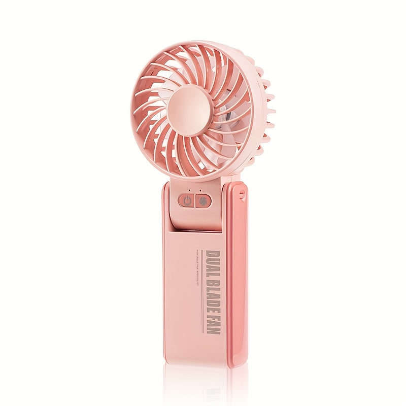 2025 new mini portable pocket fan, rechargeable handheld USB powered fan