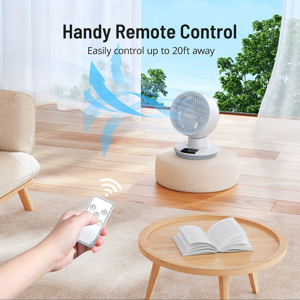 Simple And Stylish Table Fan, 3 Adjustable Wind Speeds, Touch Buttons