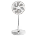 Quality Assurance 12 Inch Foldable Oscillating Standing Fan with Remote Control