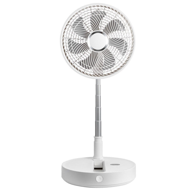 Quality Assurance 12 Inch Foldable Oscillating Standing Fan with Remote Control