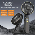 NEW USB charging foldable handheld small fan, can hang neck and desktop