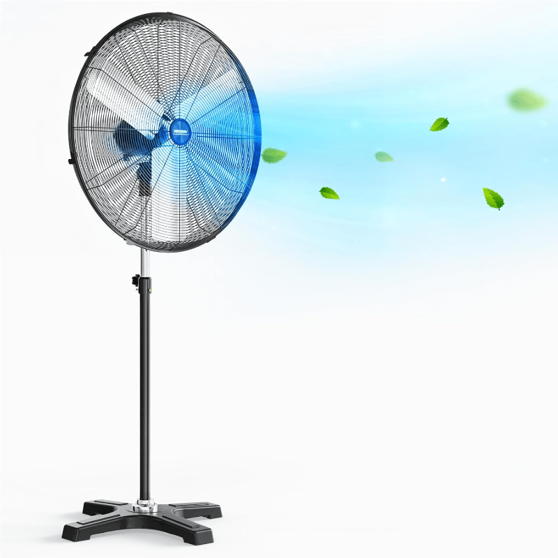 30''\u002F20'' Standing Fan, High Velocity Pedestal Fan with One-touch Oscillating Function