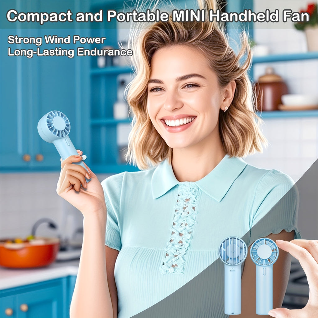 Mini Portable Fan - Small Fan, 0.18lb Personal Fan For Travel, Camping, Home