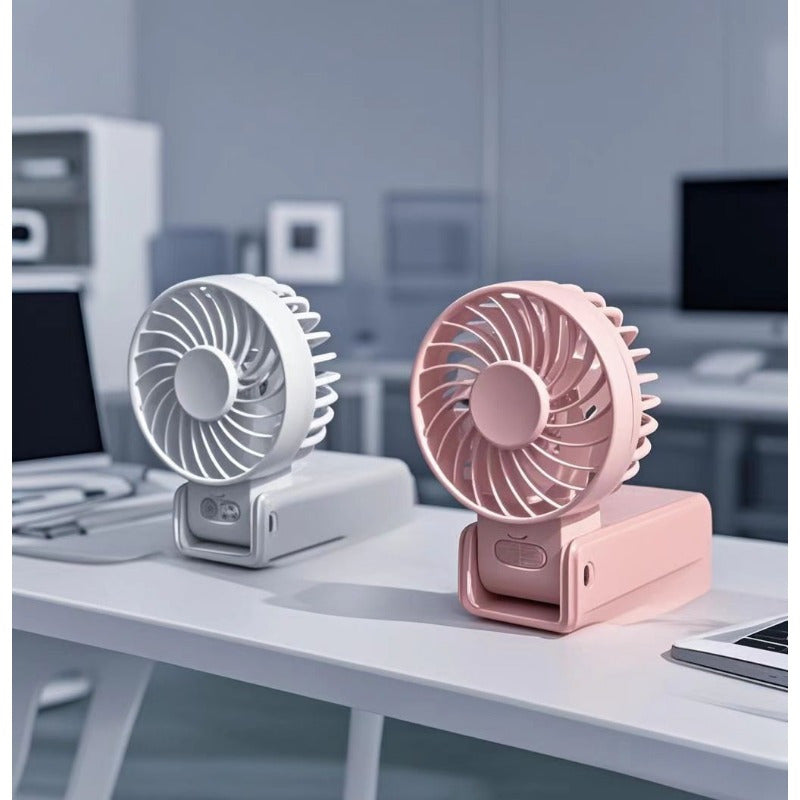 2025 new mini portable pocket fan, rechargeable handheld USB powered fan