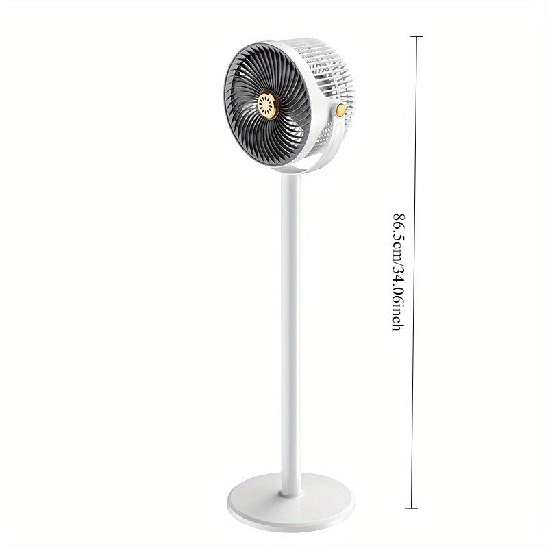 New Home Floor Fan Rechargeable Standing Fan Office Bedroom Floor Fan Desktop Circulation Fan