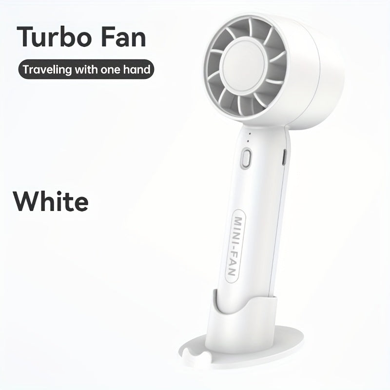 REAPP Portable Mini Handheld Fan - USB-Powered Personal Cooling Fan with Stand