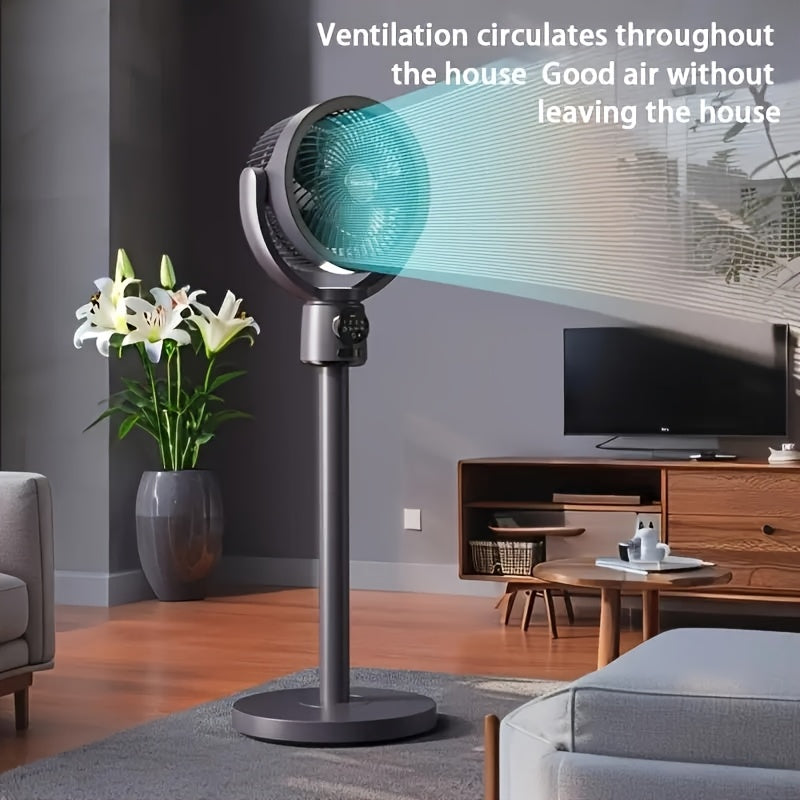 Adjustable USB Fan 5-Speed Adjustable, Extendable USB Plug-in Air Circulation Fan with Timer