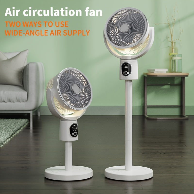 1pc USB-Powered Air Circulation Fan with 8.6 Inch Shaking Head