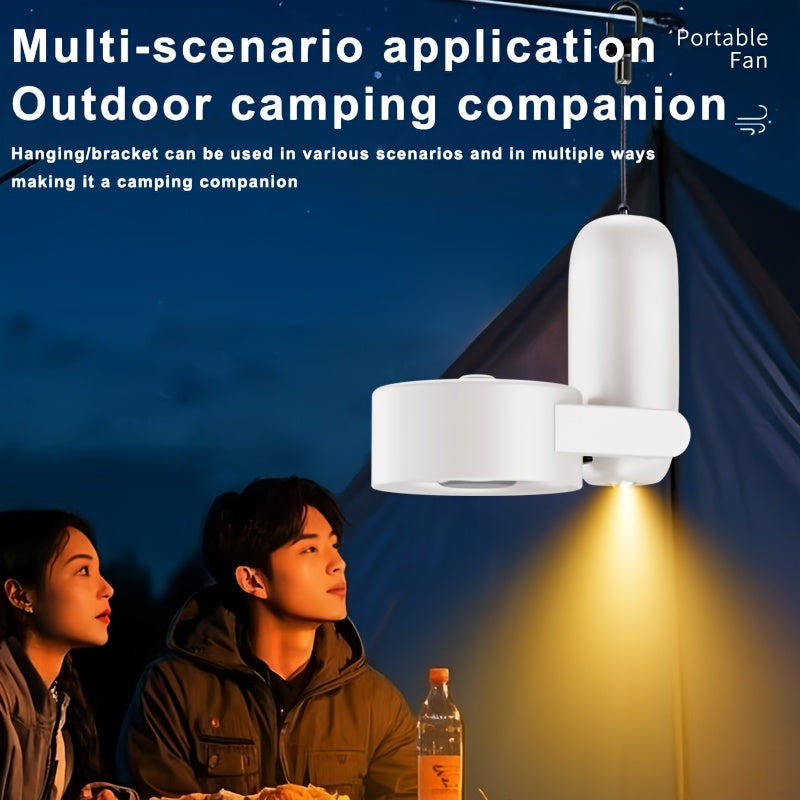 Foldable Digital Display Mini Fan, Essential for Outdoor Office & Students