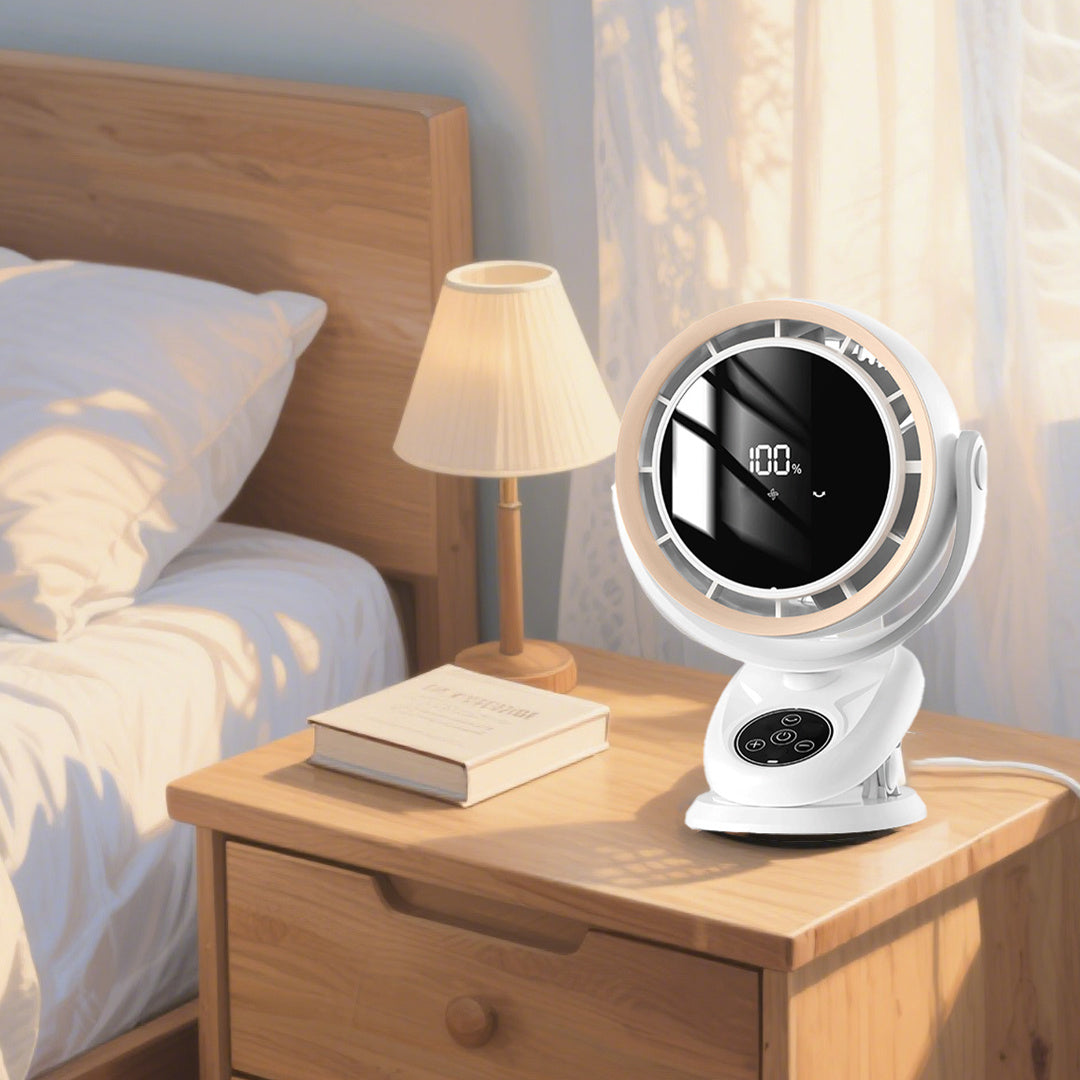 USB-Powered Desktop Fan USB-Powered Desktop Fan with 360° Air Circulation