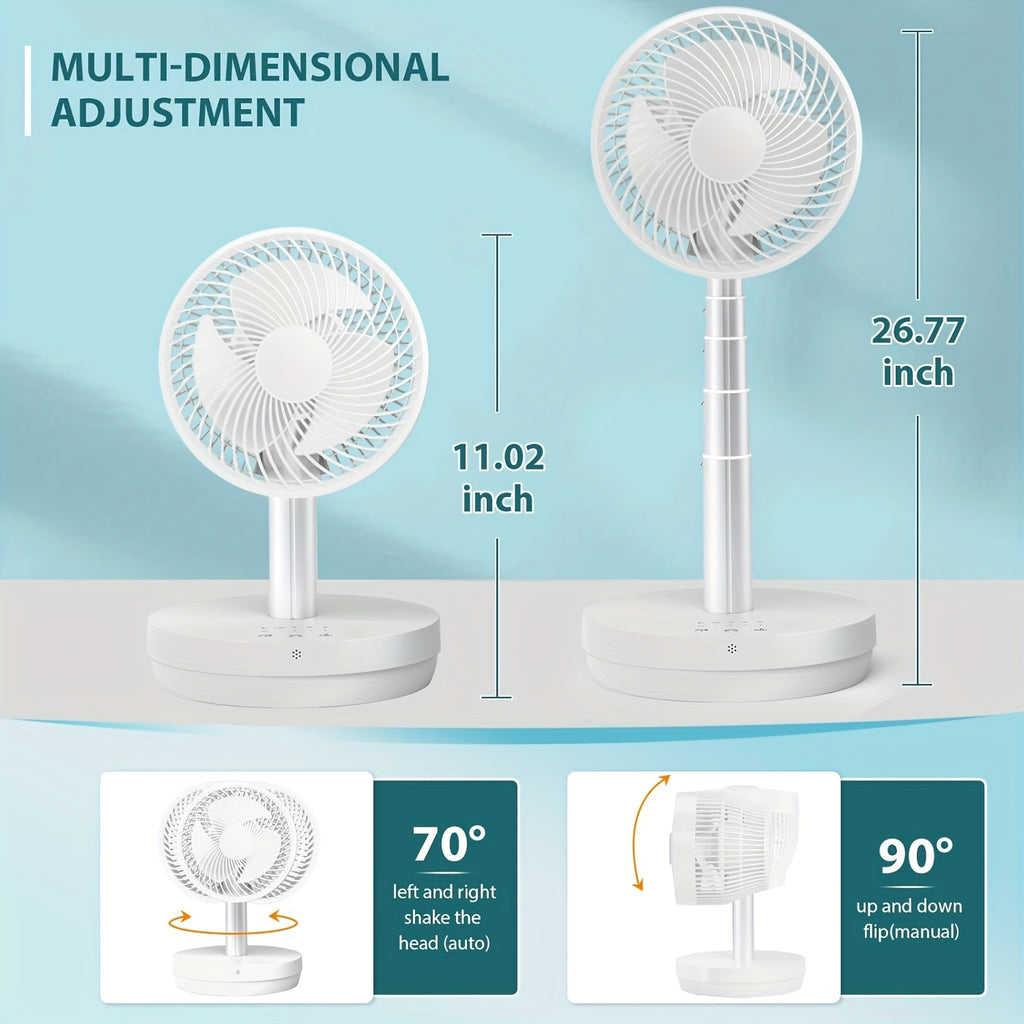 Tower Fan, Oscillation fan with Remote Control, Standing fan for office, 3 Wind Modes, Time Settings