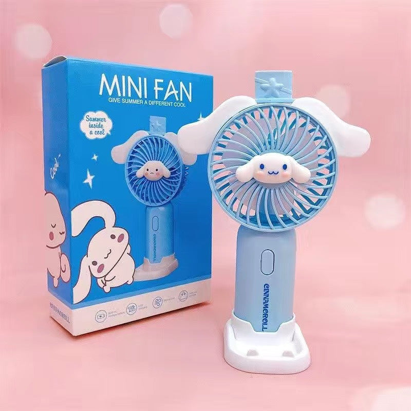 Sanrio for hello kitty Mini Fan - Portable Handheld Cooling Fan with Cute Cartoon Design