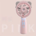Handheld spray small fan, gift portable water replenishment and cooling electric fan