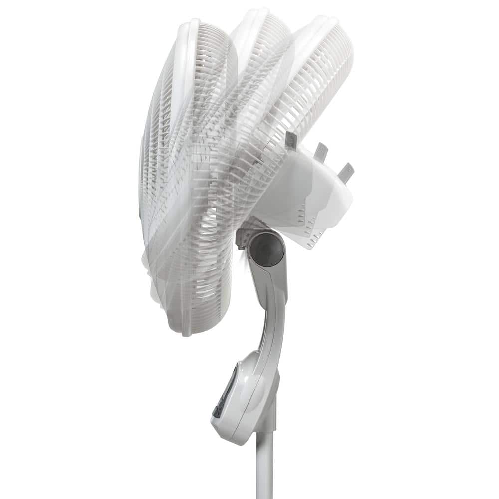 16 in. 3 Speed Oscillating Pedestal Fan with Adjustable Height