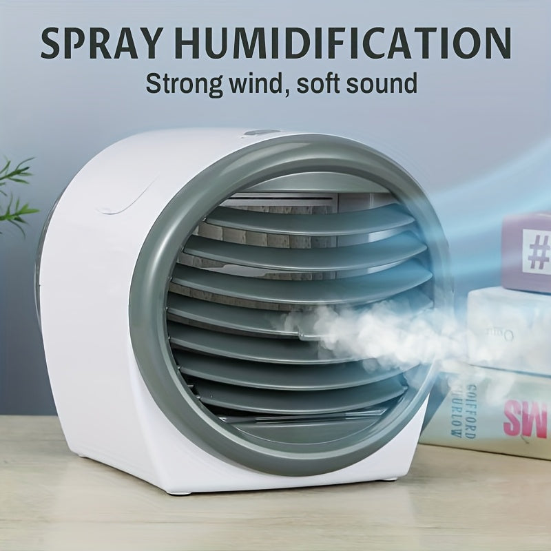 USB Plug-in Electric Fan & Air Circulator – Portable Desktop Cooler with Low-Pressure Design