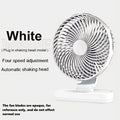 Portable Desk Fan Portable Oscillating Desk Fan | 4-Speed Control, USB Powered