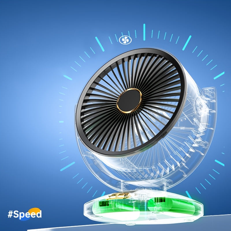 New Desktop Fan 6-Speed Multi-Function Desktop Fan | 2025 New, Up and Down Direction Adjustment