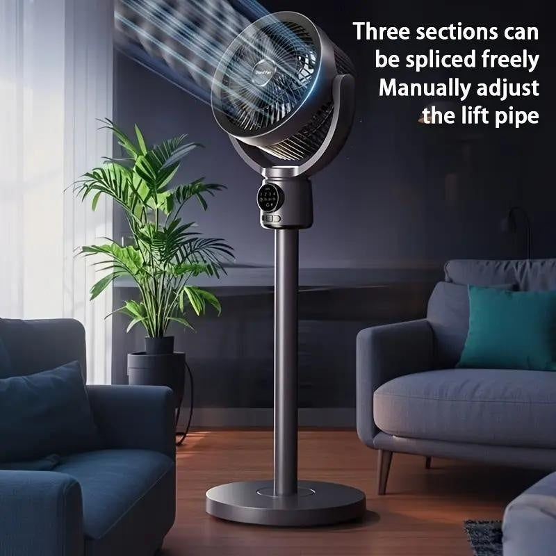 Adjustable USB Fan 5-Speed Adjustable, Extendable USB Plug-in Air Circulation Fan with Timer