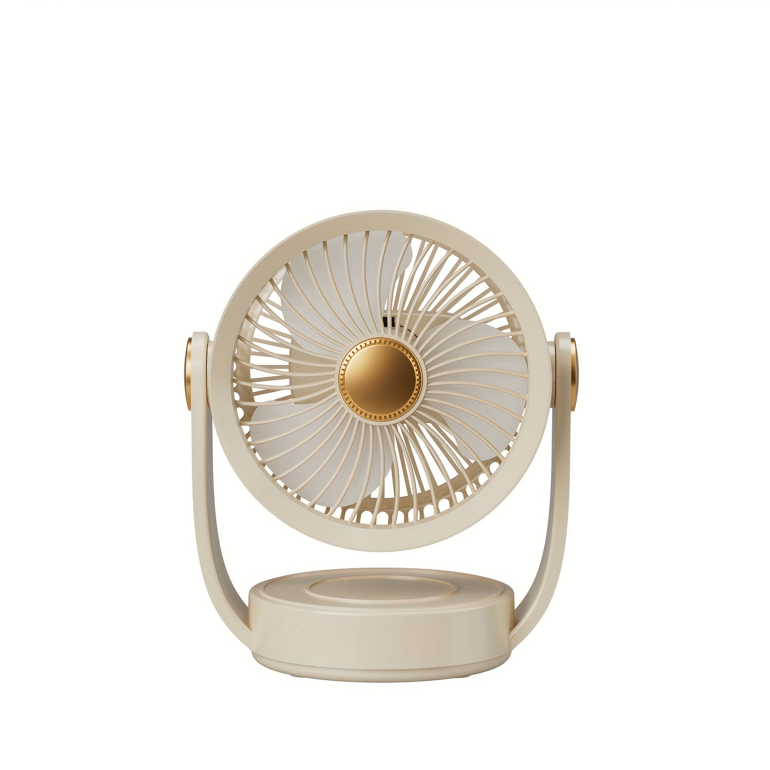 Ultra-Quiet USB Desk Fan with Standing\u002FHanging Base - Compact Mini Personal Cooling Fan